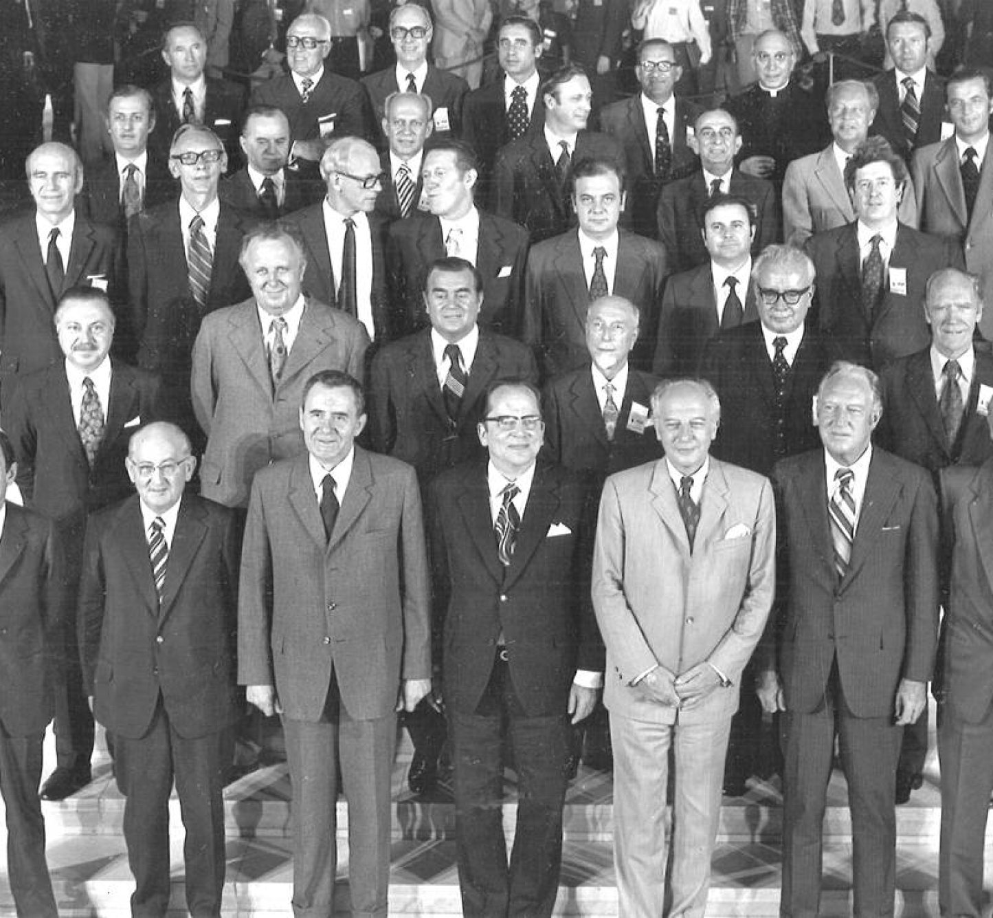 The foreign ministers of the first CSCE participating states.