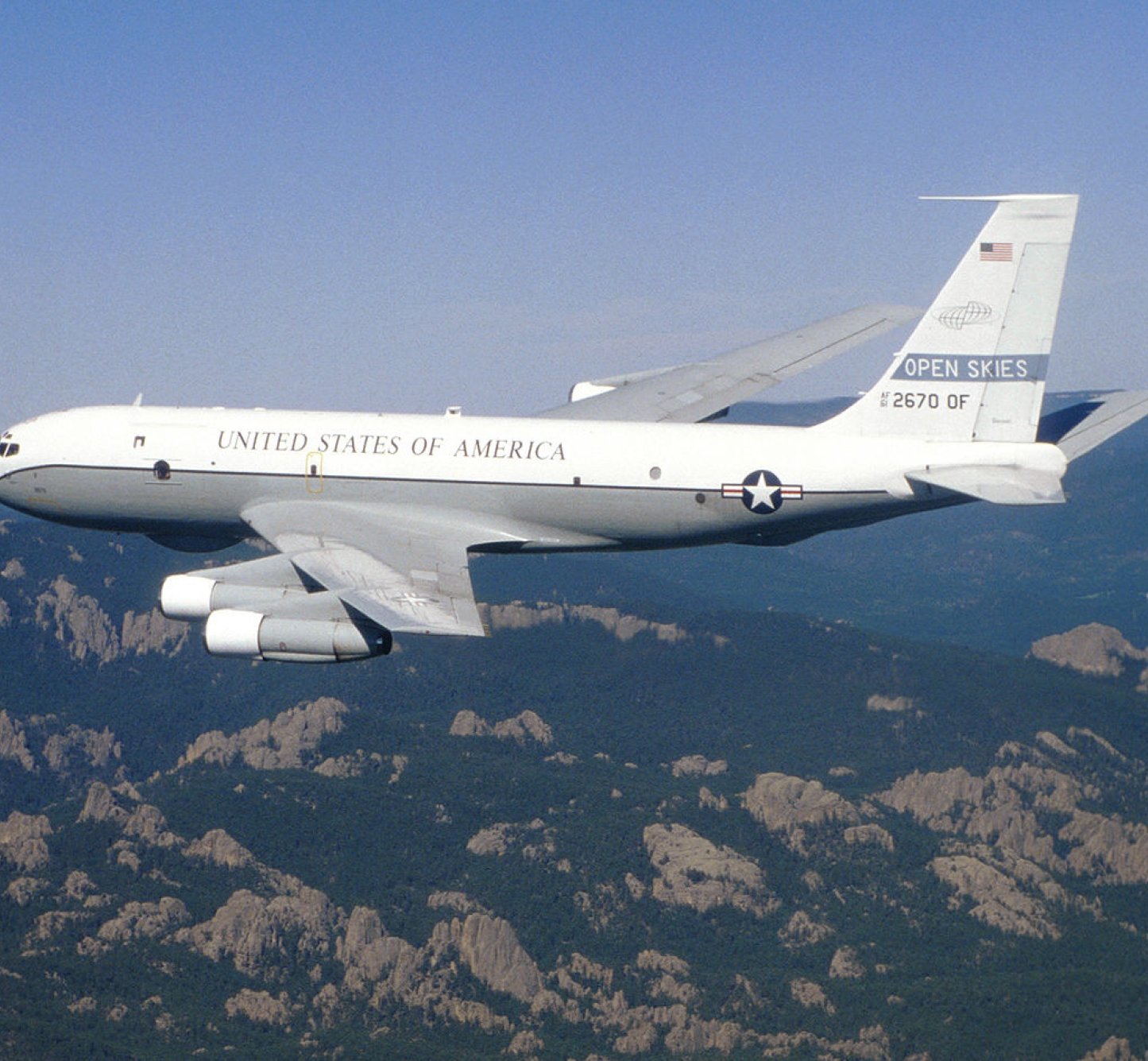 Unarmed US Open Sky observation plane