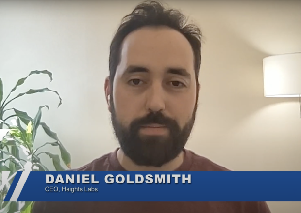 Daniel Goldsmith speaking during a Blockchain Explained episode 