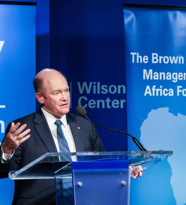 Chris Coons Speaking at Wilson Center