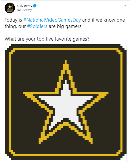 U.S. Army Tweet