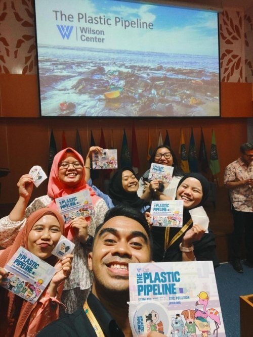 Selfie photo with NGOs in Indonesia