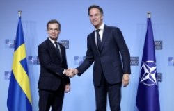 NATO Secretary General meets with the Prime Minister of Sweden