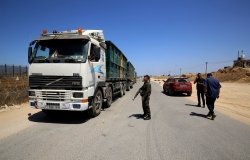 Aid Trucks into Gaza